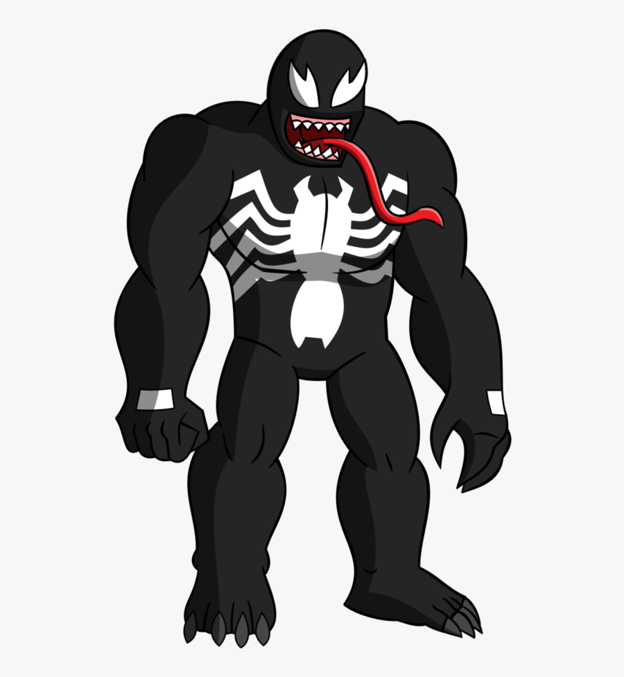 Collection Of Free Venom Drawing Cartoon Download On - Illustration, Transparent Clipart