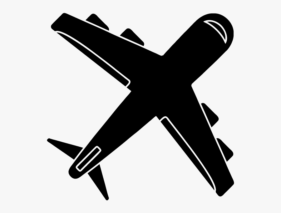 Jet Aircraft - Travel Time Stamp, Transparent Clipart