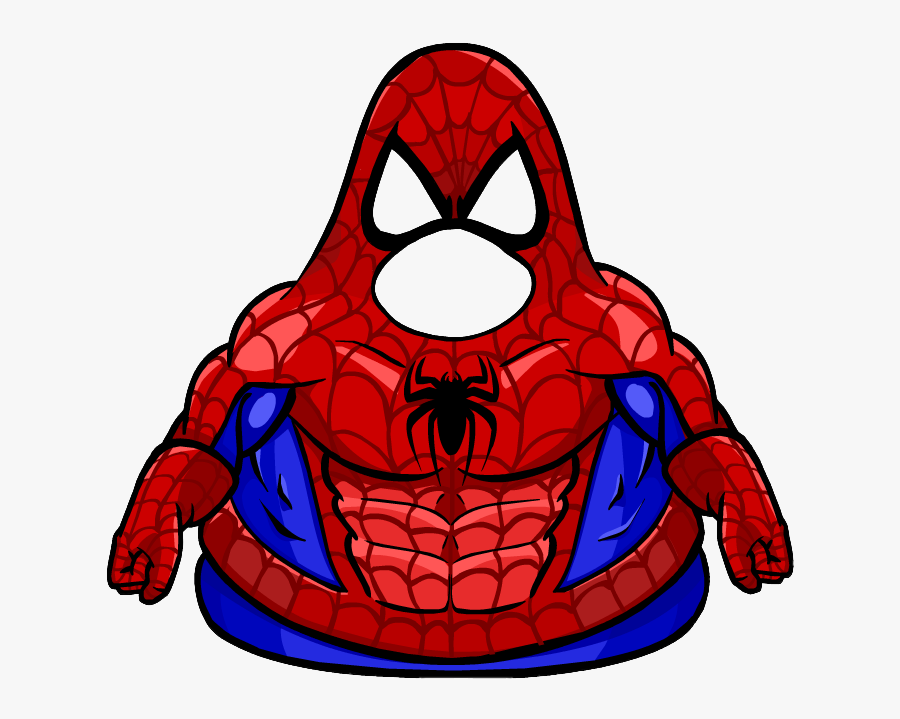 Club Penguin Wiki - Spiderman Suit Club Penguin, Transparent Clipart