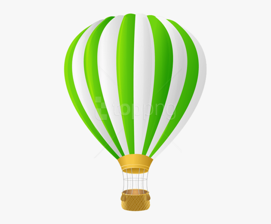 Free Png Download Green Hot Air Balloon Clipart Png - Clipart Hot Air Balloon Png, Transparent Clipart