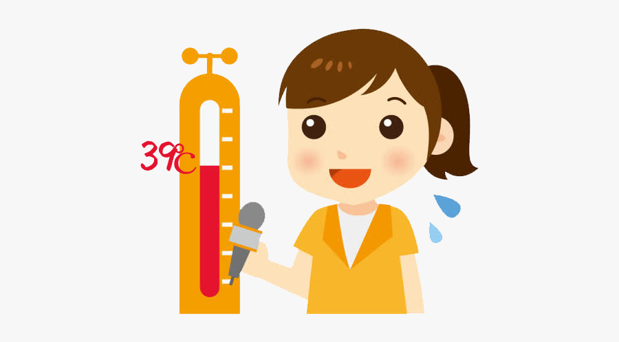 Hot Clipart Weather Nice - รูป อากาศ ร้อน การ์ตูน, Transparent Clipart