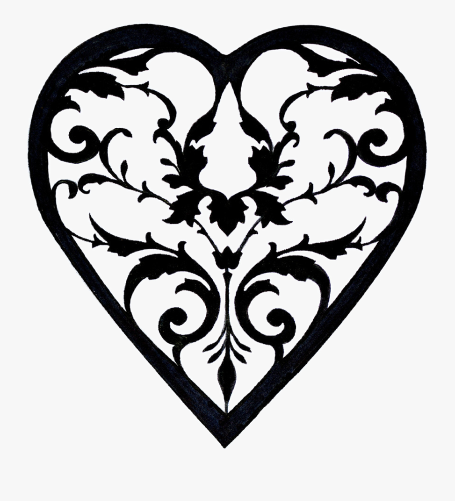 Filigree Heart Png - Filigree Heart, Transparent Clipart