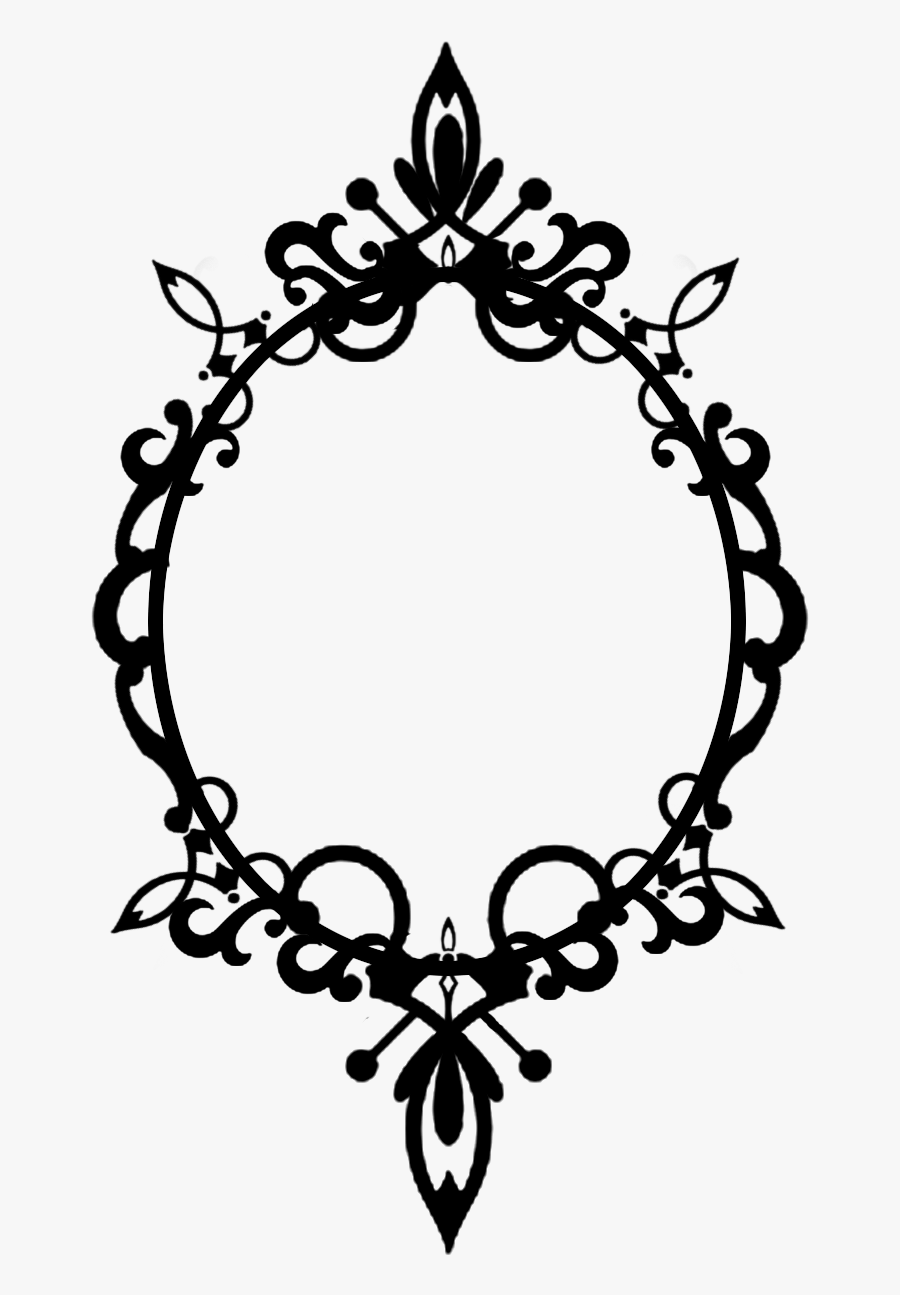 Frame And Filigree - Transparent Victorian Picture Frame, Transparent Clipart