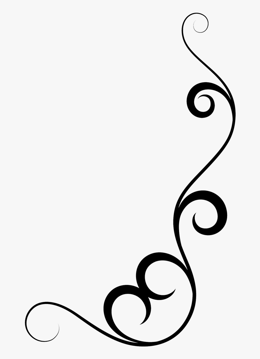 Transparent Corner Filigree Png - Marcos Png Esquina, Transparent Clipart