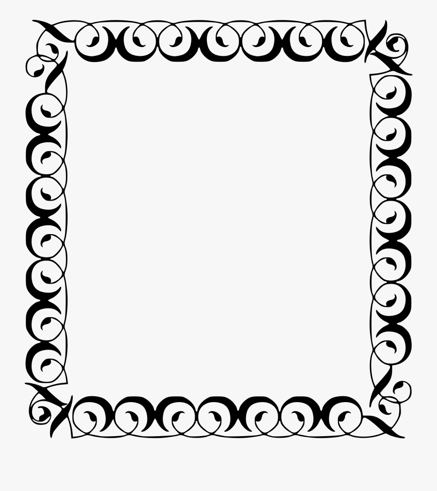 Transparent Square Frame Clipart - Borders Clip Art, Transparent Clipart