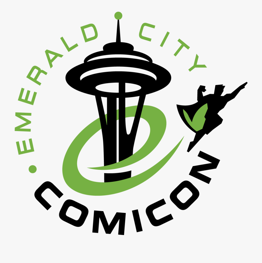 Emerald City Comic Con Logo, Transparent Clipart