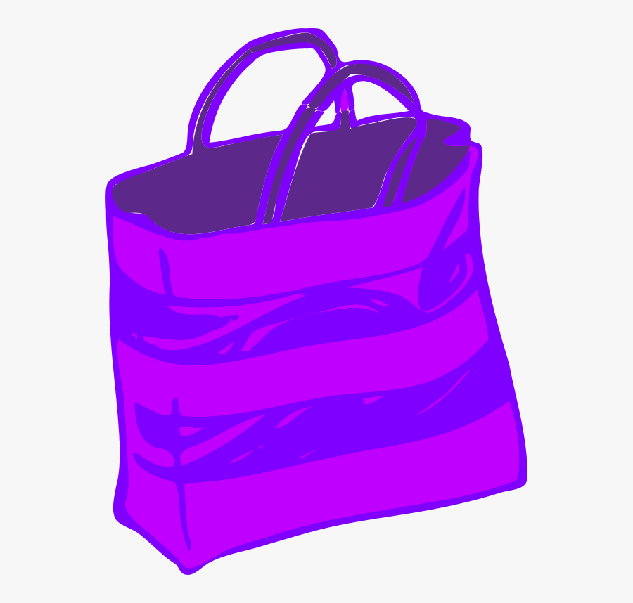 Shopping Bag Clipart At Getdrawings - Purple Beach Bag Clipart, Transparent Clipart