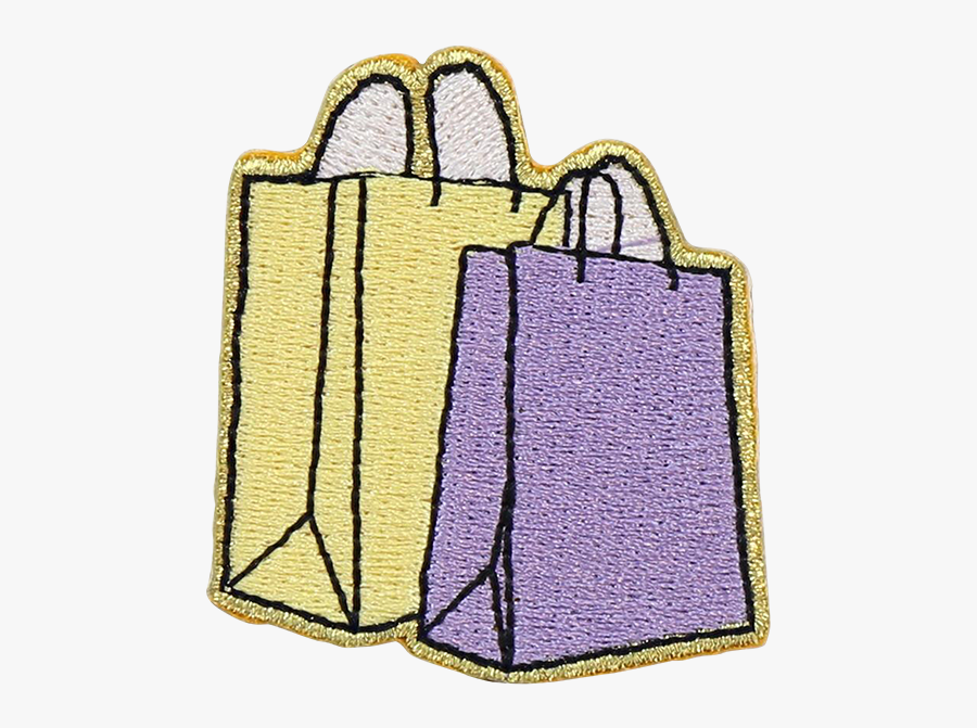 Shopping Bags Sticker Patch - Shopping Bag Sticker Png, Transparent Clipart