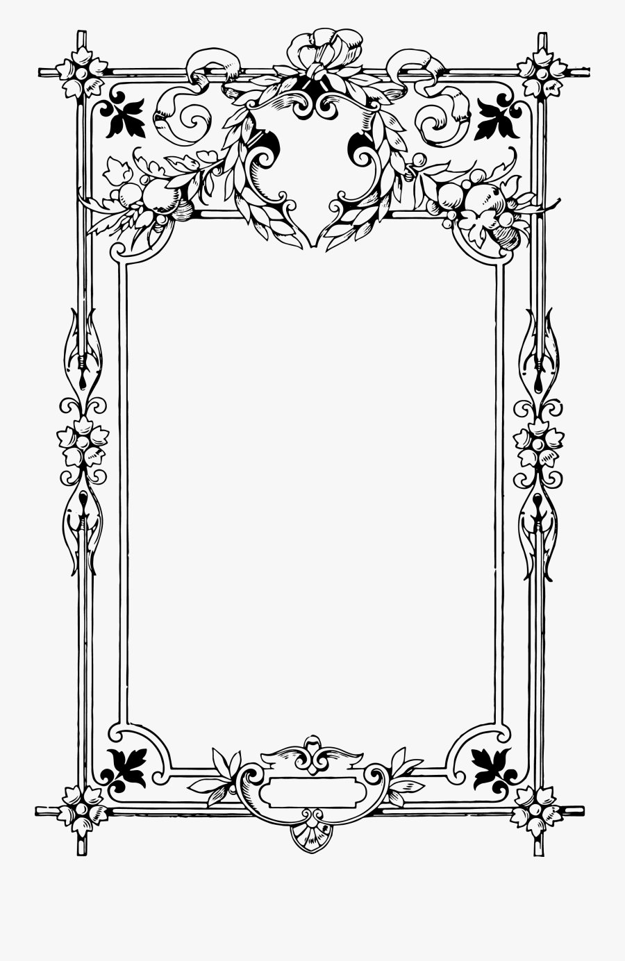 Clip Royalty Free Library Gorgeous Clip Art Border - Vintage Borders And Frames, Transparent Clipart