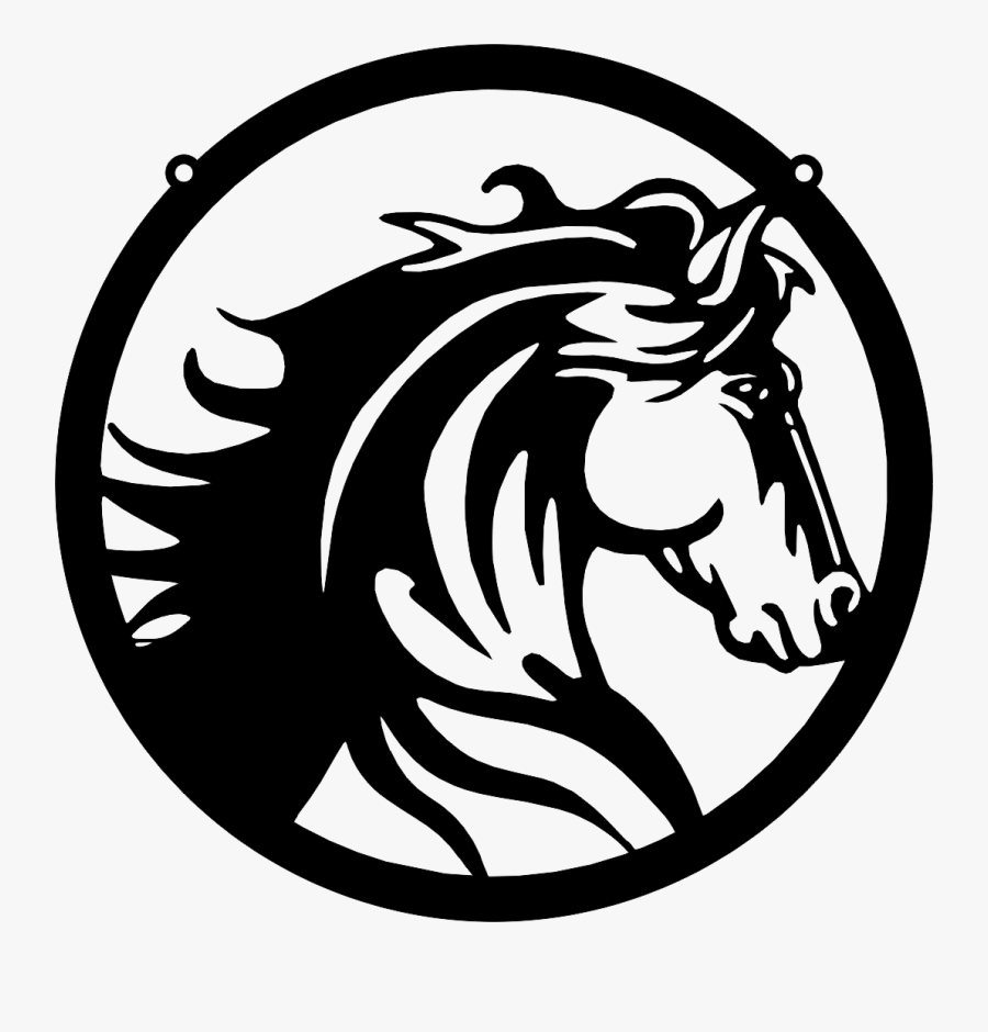 Horse Emblem Logo Transparent, Transparent Clipart