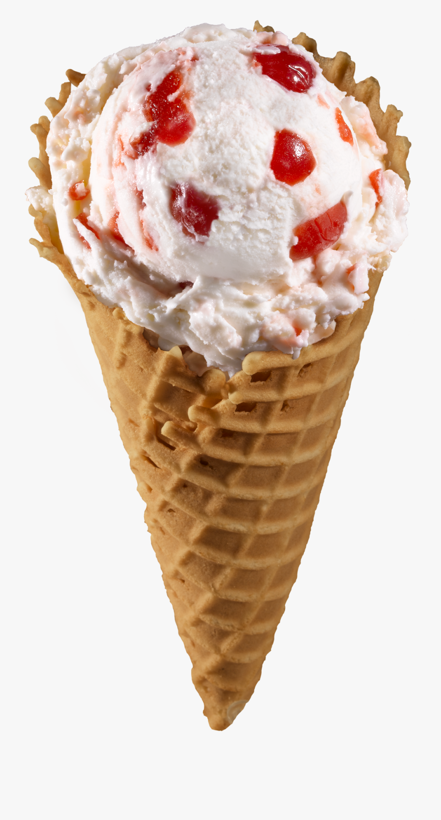 Transparent Waffle Cone Png - Ice Cream Cone Raspberry, Transparent Clipart