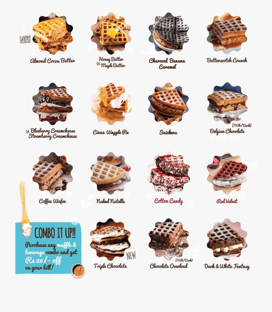 Transparent Waffles Png - Belgian Dark Chocolate Waffle, Transparent Clipart