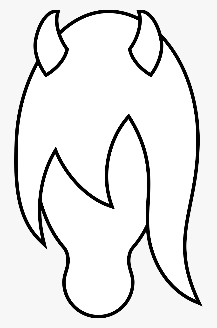 Logo, Horse, Head, Vector, Branding, Black - Transparent White Horse Head Icon, Transparent Clipart