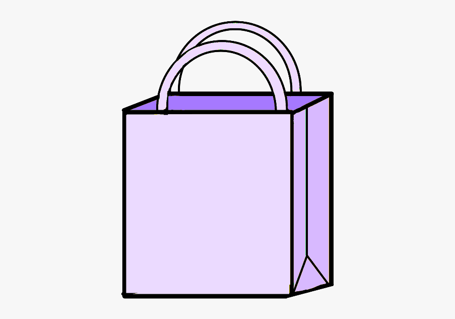 #shop #shoppingbag #drawing - Handbag, Transparent Clipart