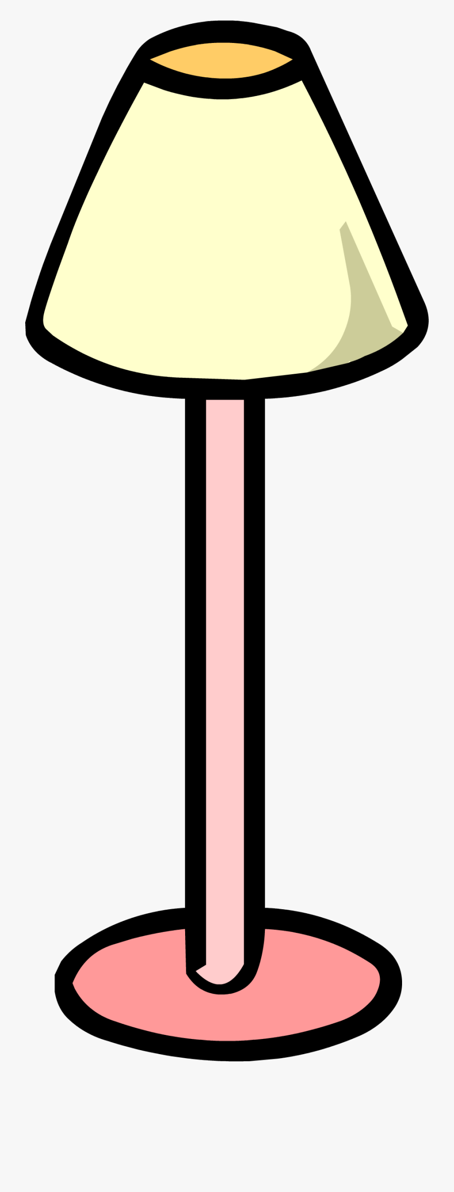 Transparent Lampara Png - Club Penguin Lamp, Transparent Clipart