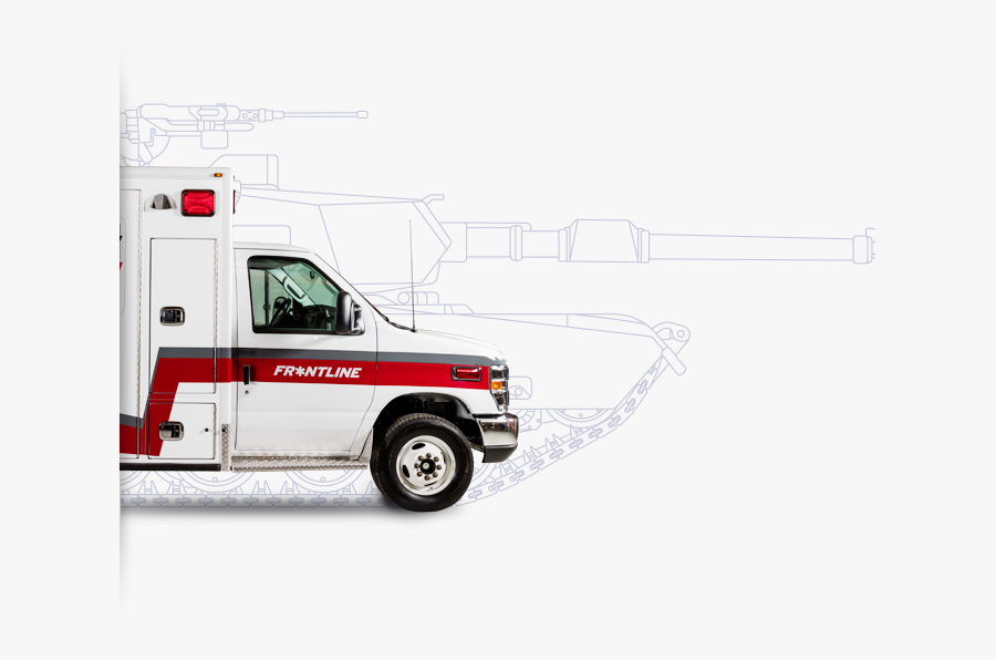 Clip Art Ambulance Side View - Ambulance, Transparent Clipart