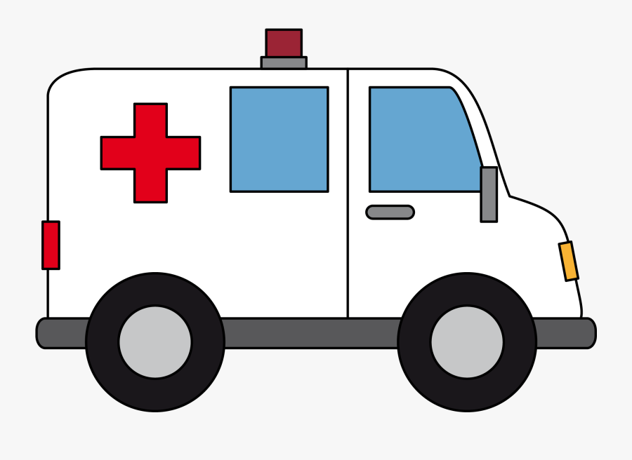 Clipart Of Hospital, - Imagen De Ambulancia Animada, Transparent Clipart