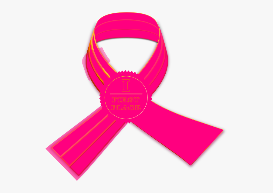 Pink Ribbon Free Content Clip Art - Carmine, Transparent Clipart