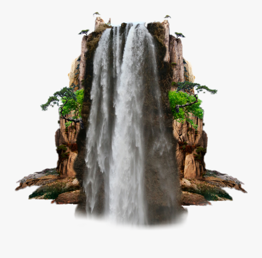 #waterfall #waterfalls - Waterfall, Transparent Clipart