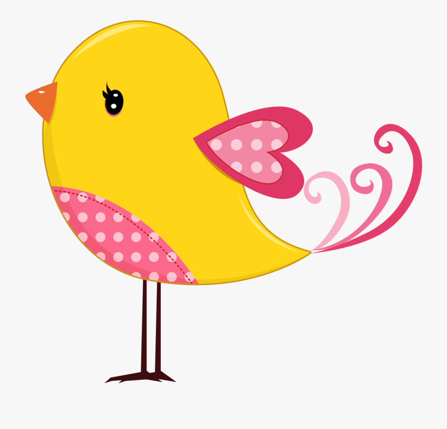 Nest Clipart Yellow Bird - Passarinho Png, Transparent Clipart