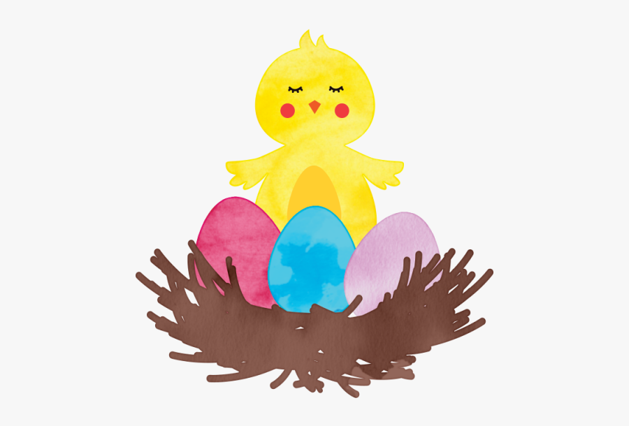 Nest Clipart Easter - Illustration, Transparent Clipart