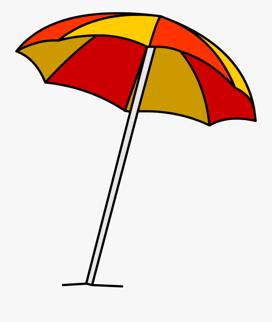 Club Penguin Rewritten Wiki - Cartoon Beach Umbrella Transparent Background, Transparent Clipart