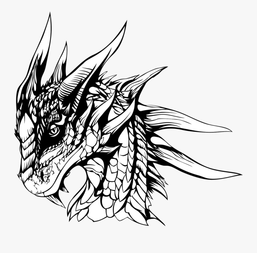 Shop For Reiki Attunements - Dragon Drawing, Transparent Clipart