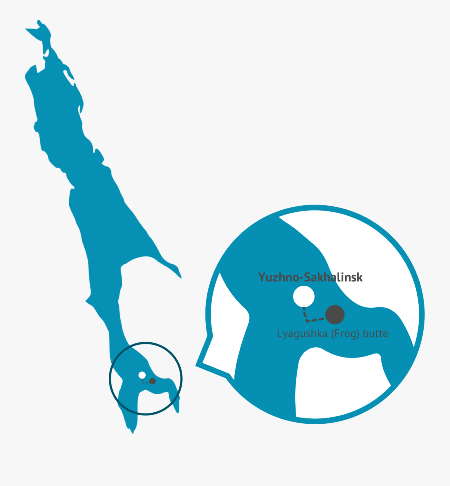 Excursion Map - Sakhalin Png, Transparent Clipart