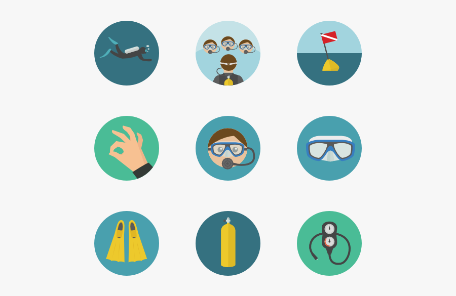 Clip Art Free Diver Icon Download - Manage Flat Icon, Transparent Clipart