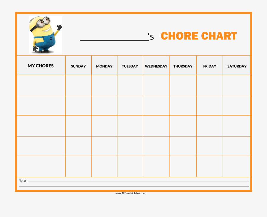 Clip Art Chores Templates - Table Calendar Transparent Png, Transparent Clipart