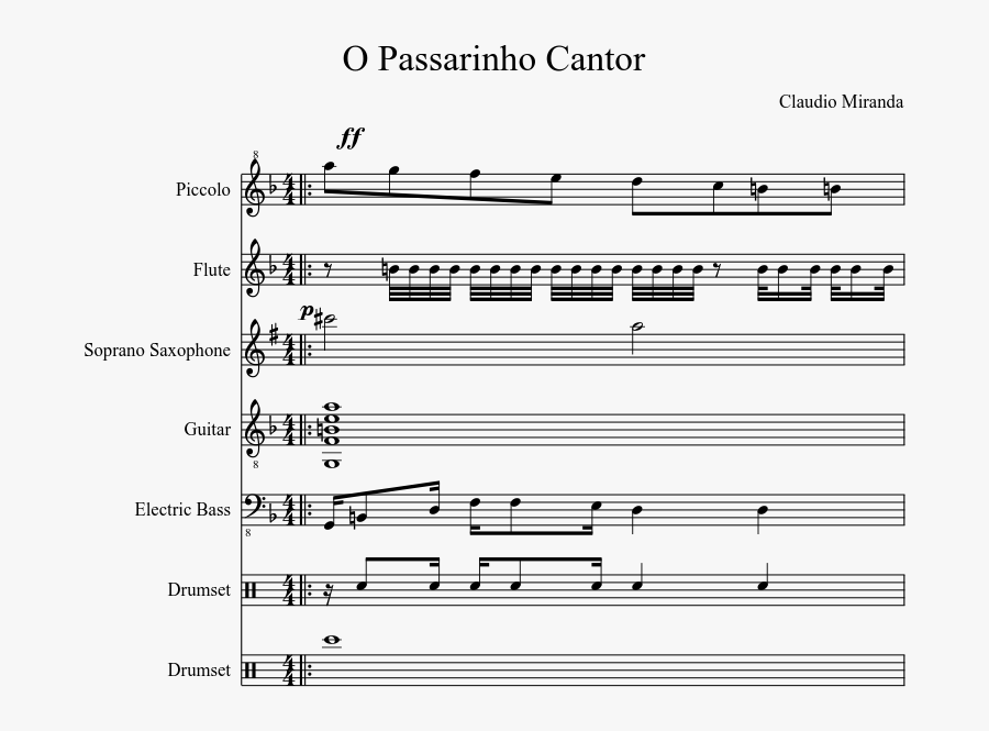 Liberty Bell March French Horn - Sheet Music, Transparent Clipart