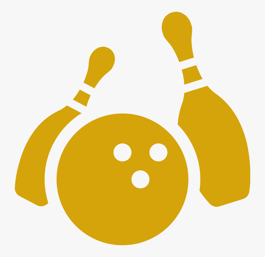 Bowling Icon, Transparent Clipart
