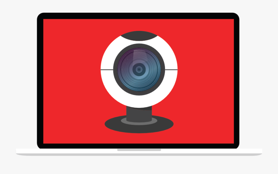 Webcam Spy Icon - Circle, Transparent Clipart