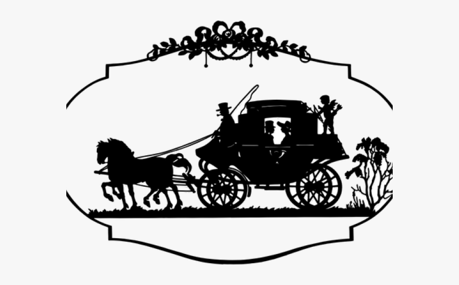 Picture Freeuse Library Wagon Drawing Karwahe - Horse And Carriage Clip Art, Transparent Clipart