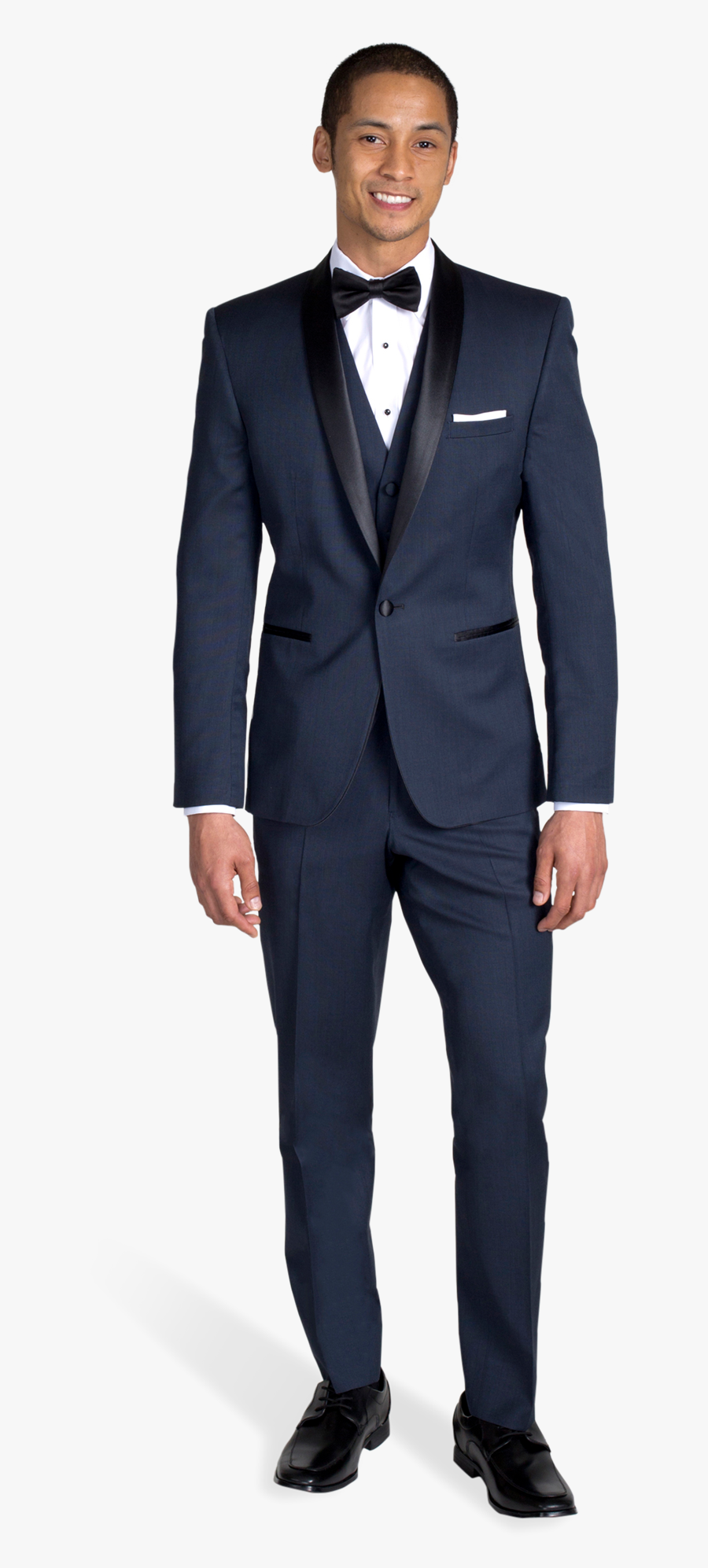 Clip Art Navy Shawl Lapel Blue - Navy Tuxedo Shawl Lapel, Transparent Clipart