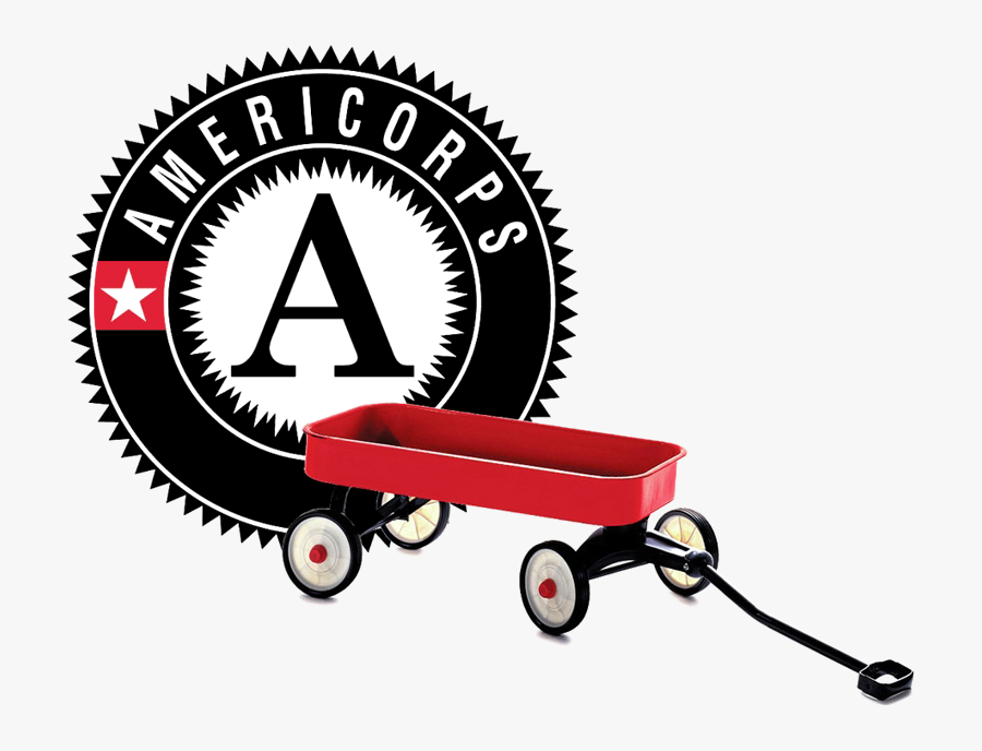 Red Wagon Png - Americorps Vista Logo No Background, Transparent Clipart