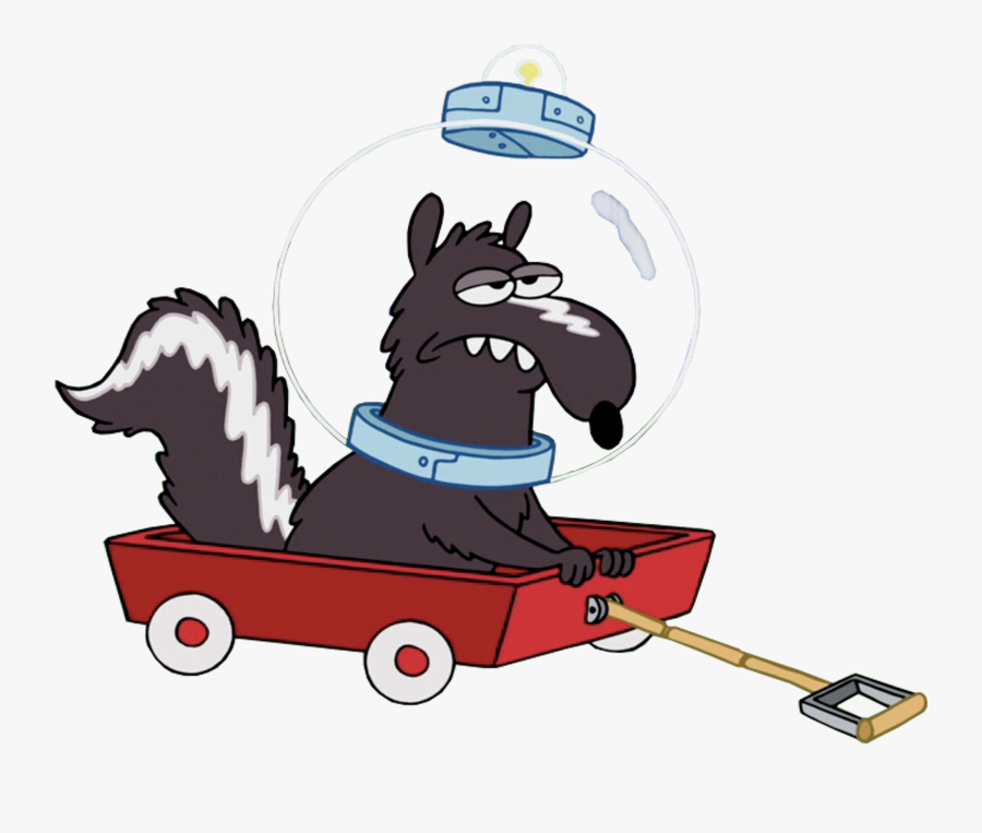 Wagon - Mr Stinky The Skunk, Transparent Clipart