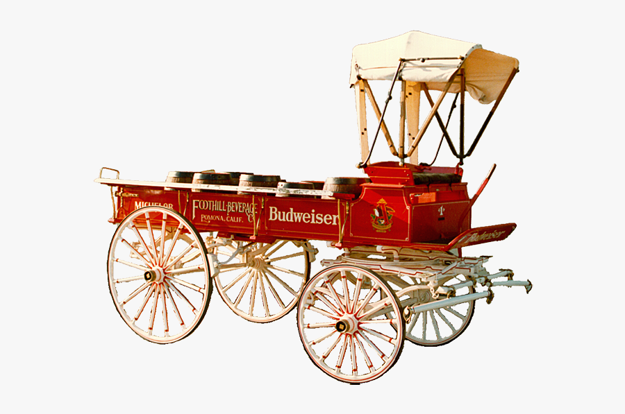 Sign Painting Budweiser Parade - Wagon, Transparent Clipart