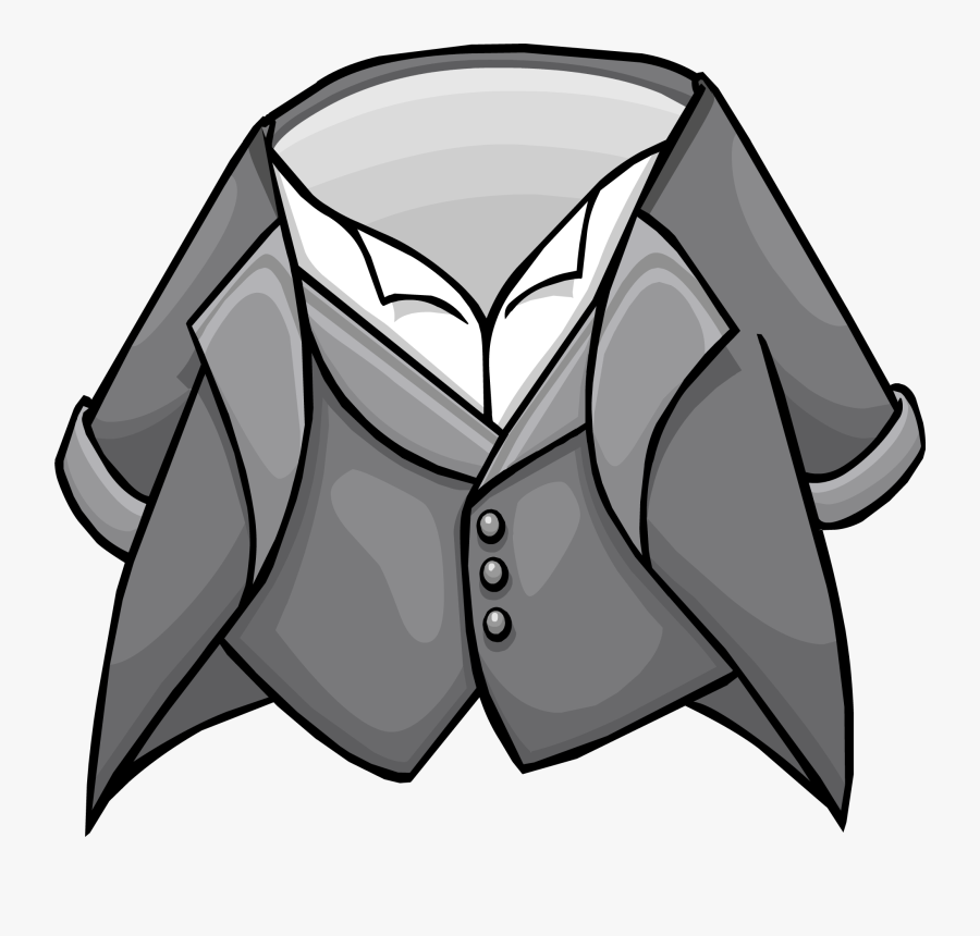 Club Penguin Rewritten Wiki - Club Penguin White Tuxedo, Transparent Clipart