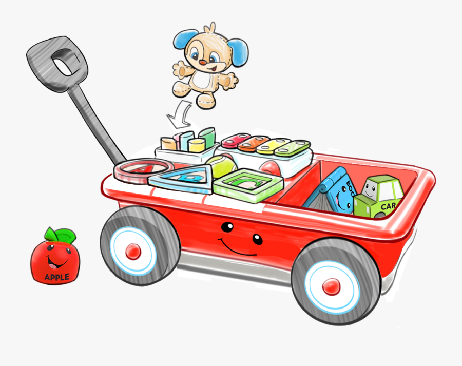 Laugh And Learn Wagon, Transparent Clipart