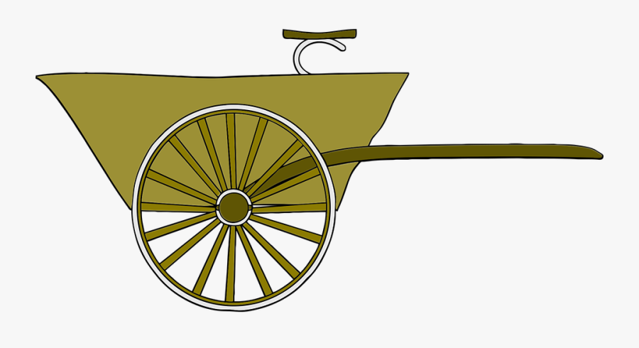 Wagon, Cart, Pull Cart - Animasi Gerobak, Transparent Clipart