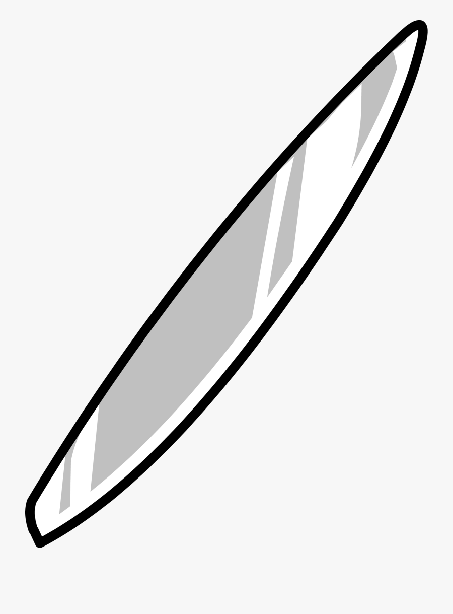 Club Penguin Rewritten Wiki - Silver Surfer Surfboard Png, Transparent Clipart