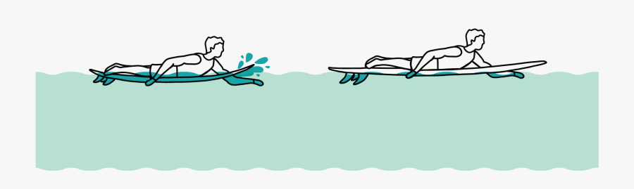 Rocker On A Surfboard, Transparent Clipart