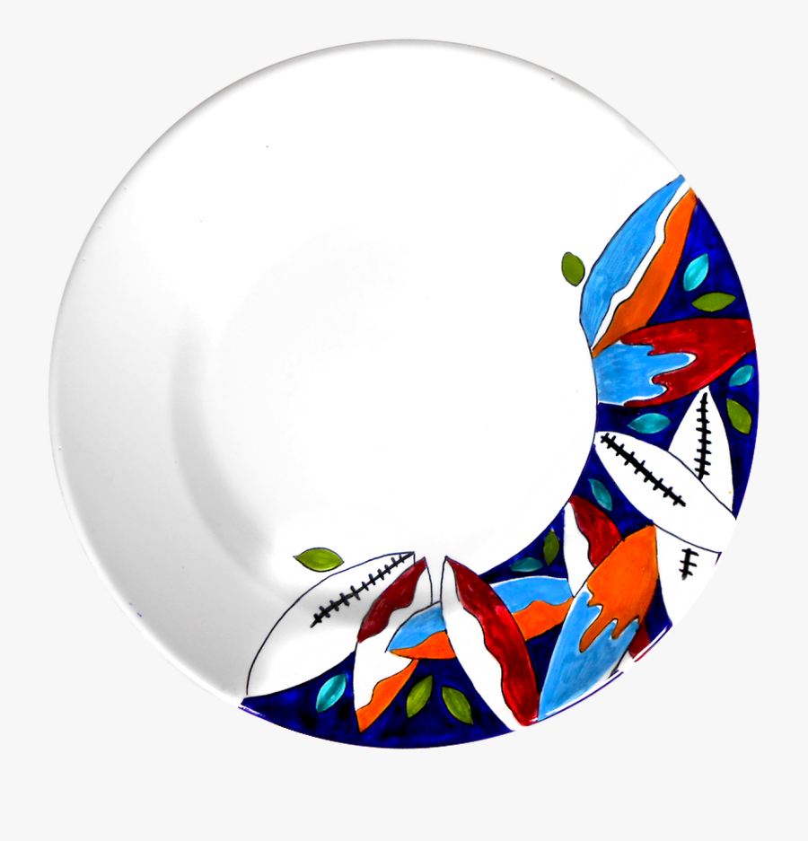 Surfboard Dinner Plate - Circle, Transparent Clipart