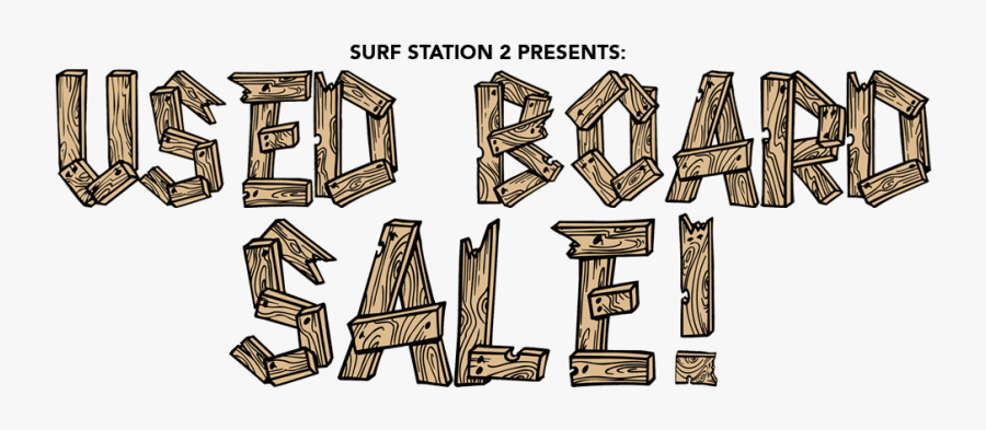 Used Surfboard Sale, Transparent Clipart
