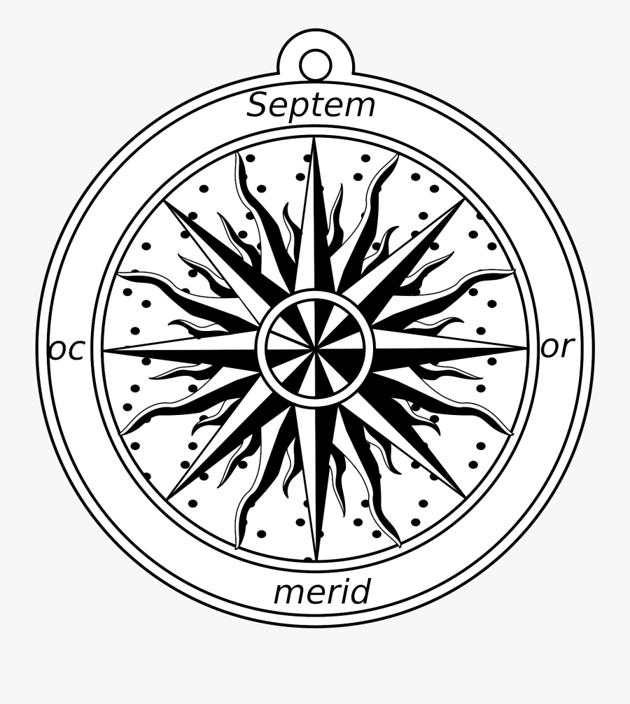 Compass Rose Png, Transparent Clipart