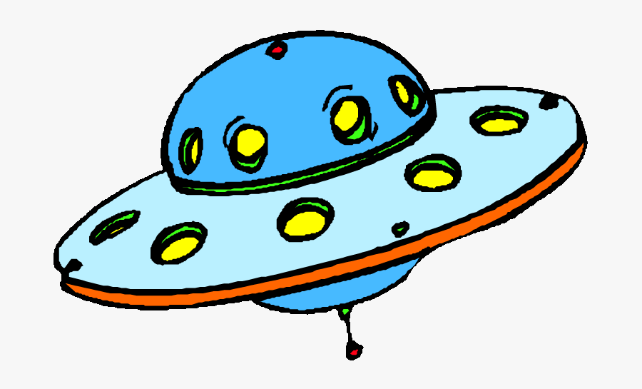 Kidnapped By A Past Tense Or Progressive - Cartoon Alien Spaceship, Transparent Clipart