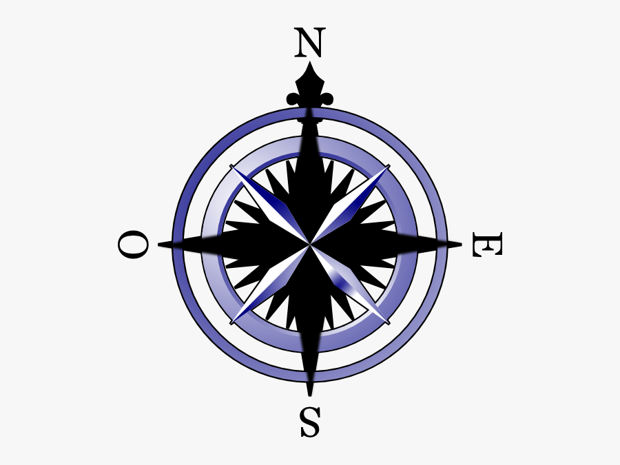 Compass Rose Drawings Clipart - Clip Art, Transparent Clipart