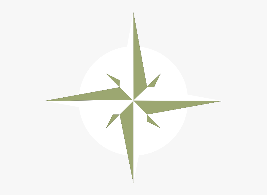 White Compass Rose Svg Clip Arts - White Compass Rose Png, Transparent Clipart