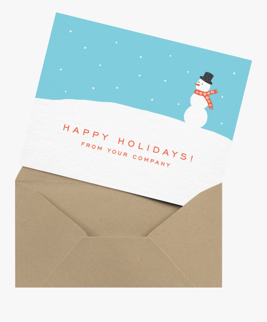 Business Holiday Cards, Mailed For You - Envelope, Transparent Clipart